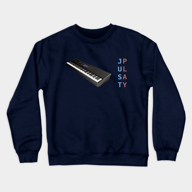 Just Play the Synthesizer Crewneck Sweatshirt by NorseTech